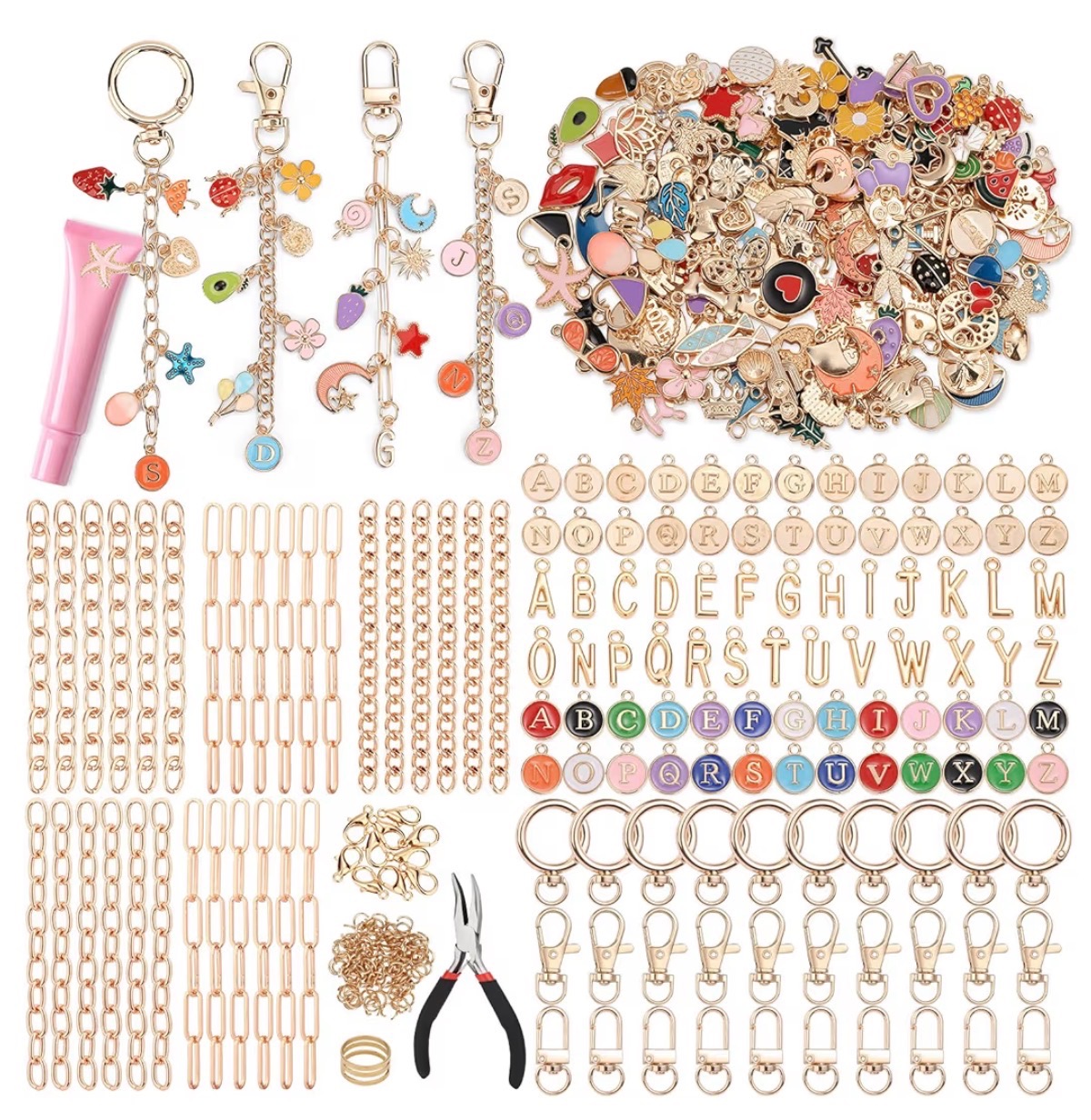 Lip Gloss Keychain Making Kit