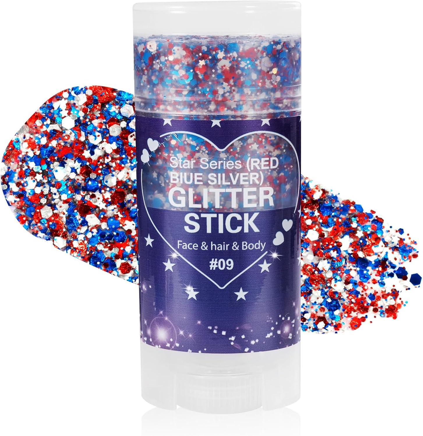 Mysense Patriotic Body Glitter Stick