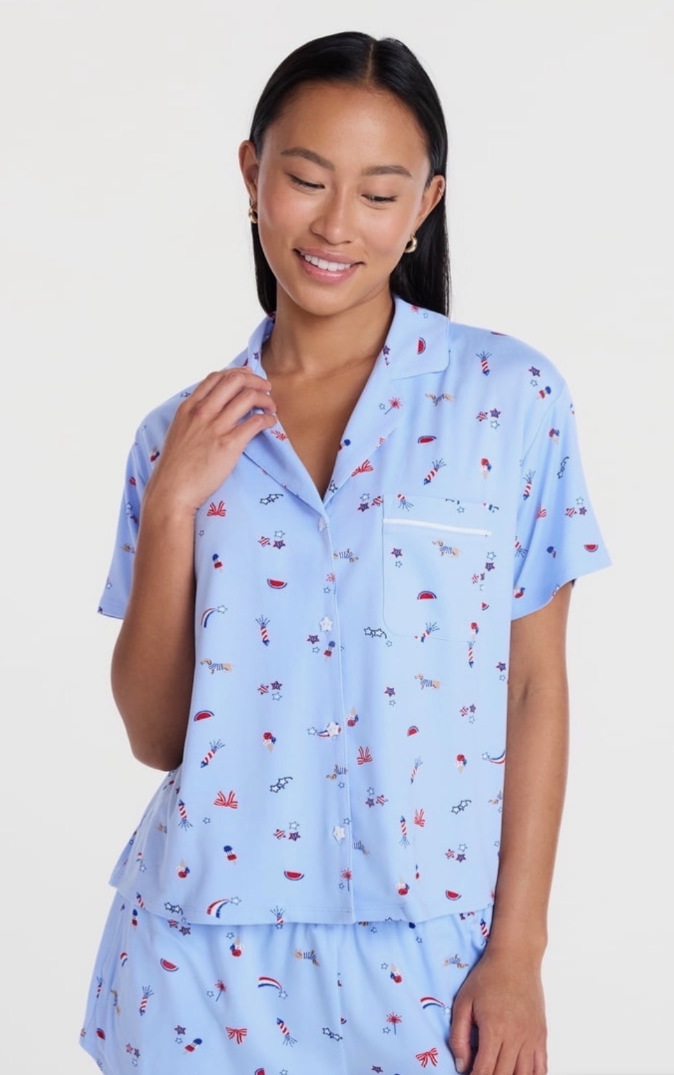 Way to Celebrate Women's 4th of July Pajama Set